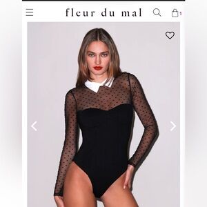 Fleur du Mal Ivory Blouse XS